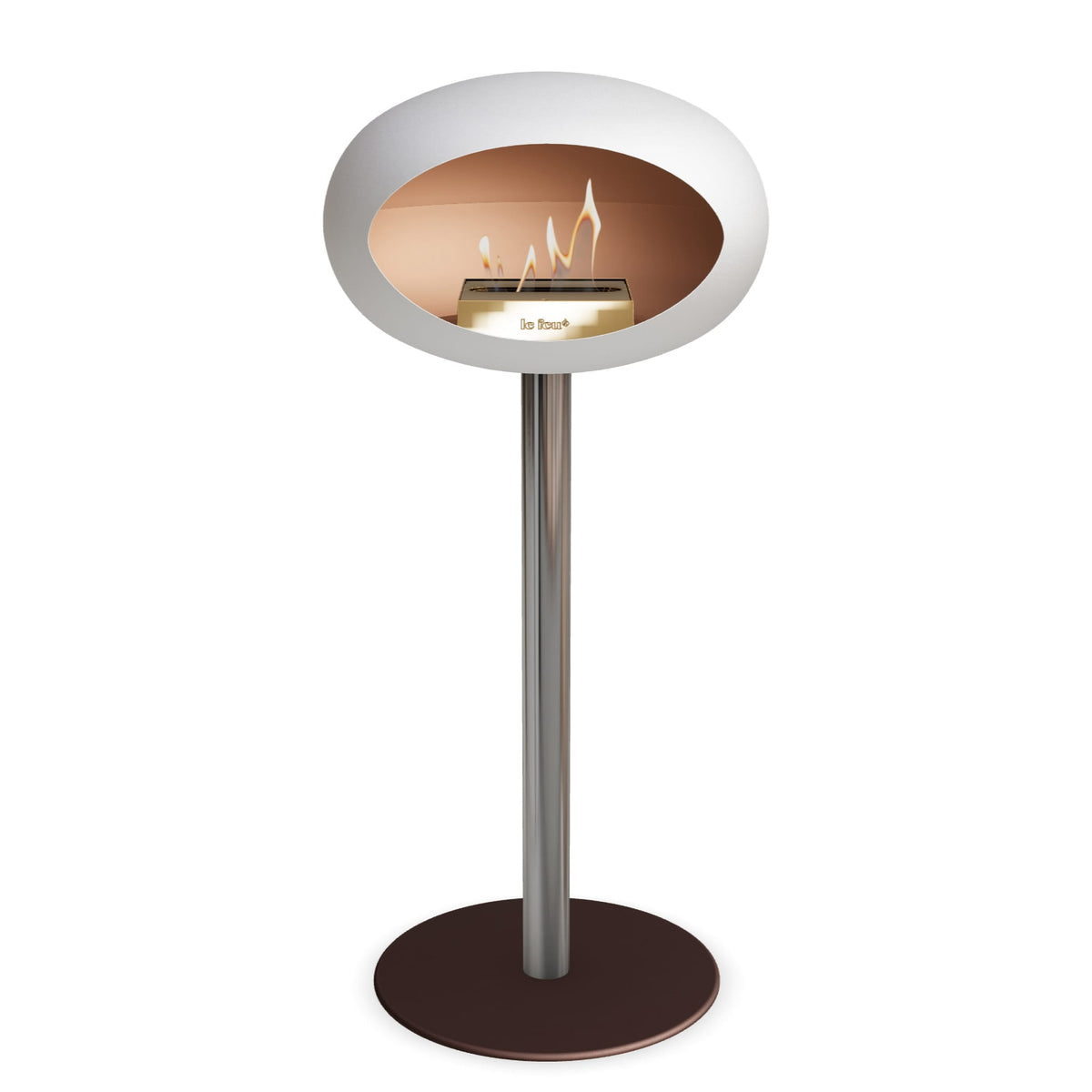 Le Feu Steel High Dome White