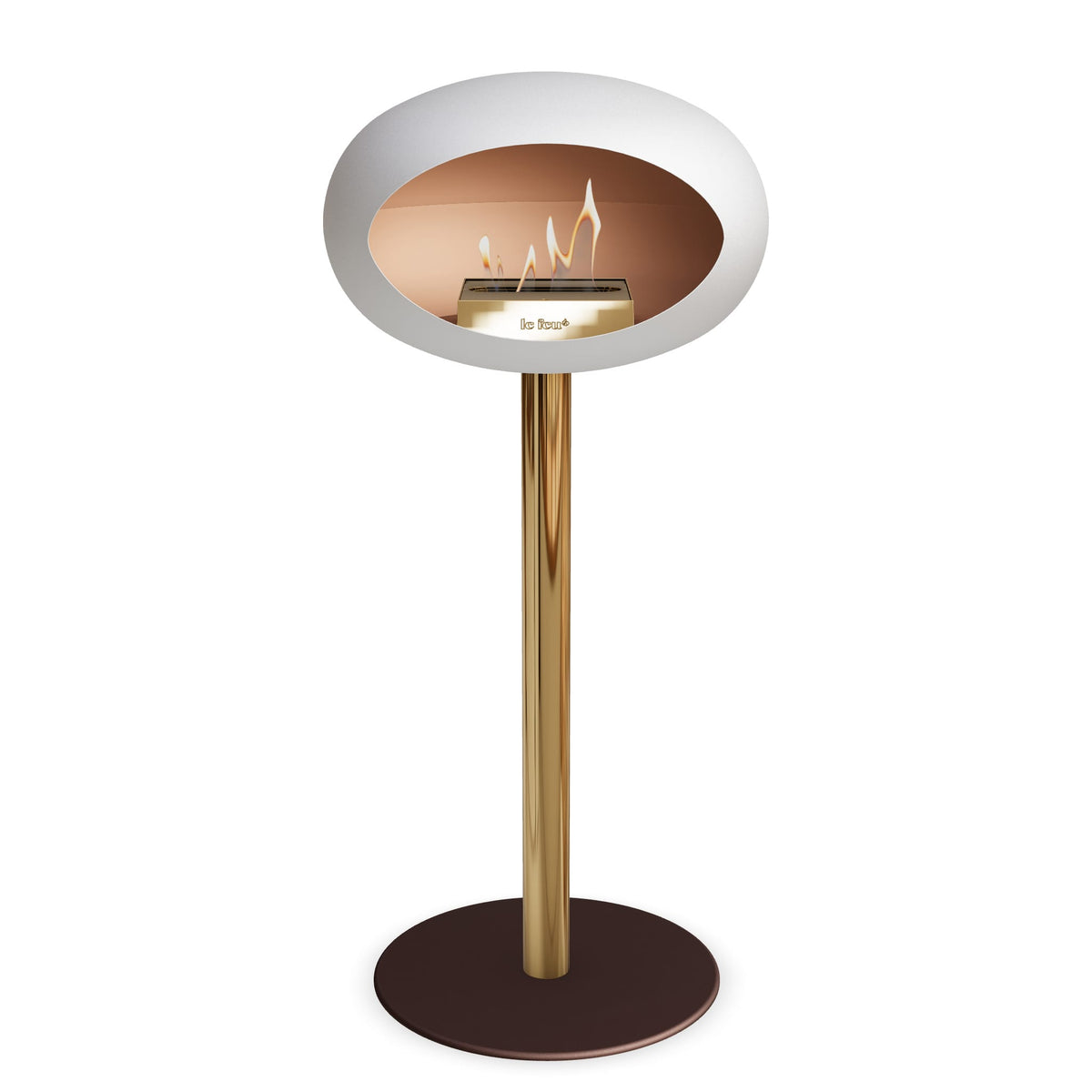 Le Feu Steel High Dome White