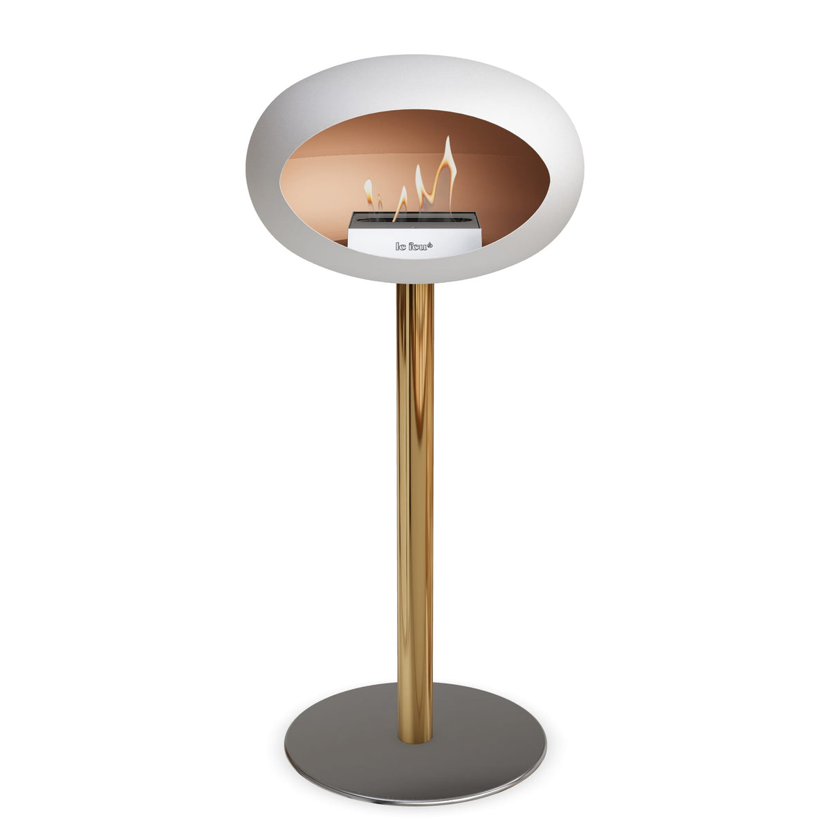 Le Feu Steel High Dome White