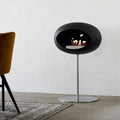 Le Feu Steel Low Dome <br>Black Fireplaces Nüline Distribution