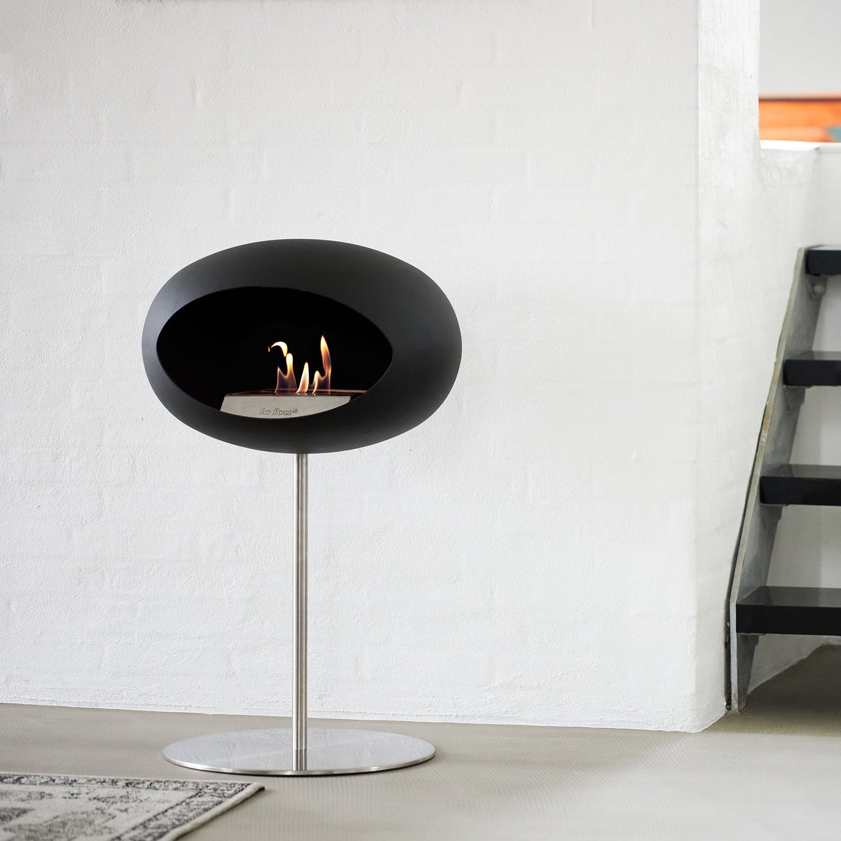 Le Feu Steel Low Dome Black Fireplaces Nüline Distribution