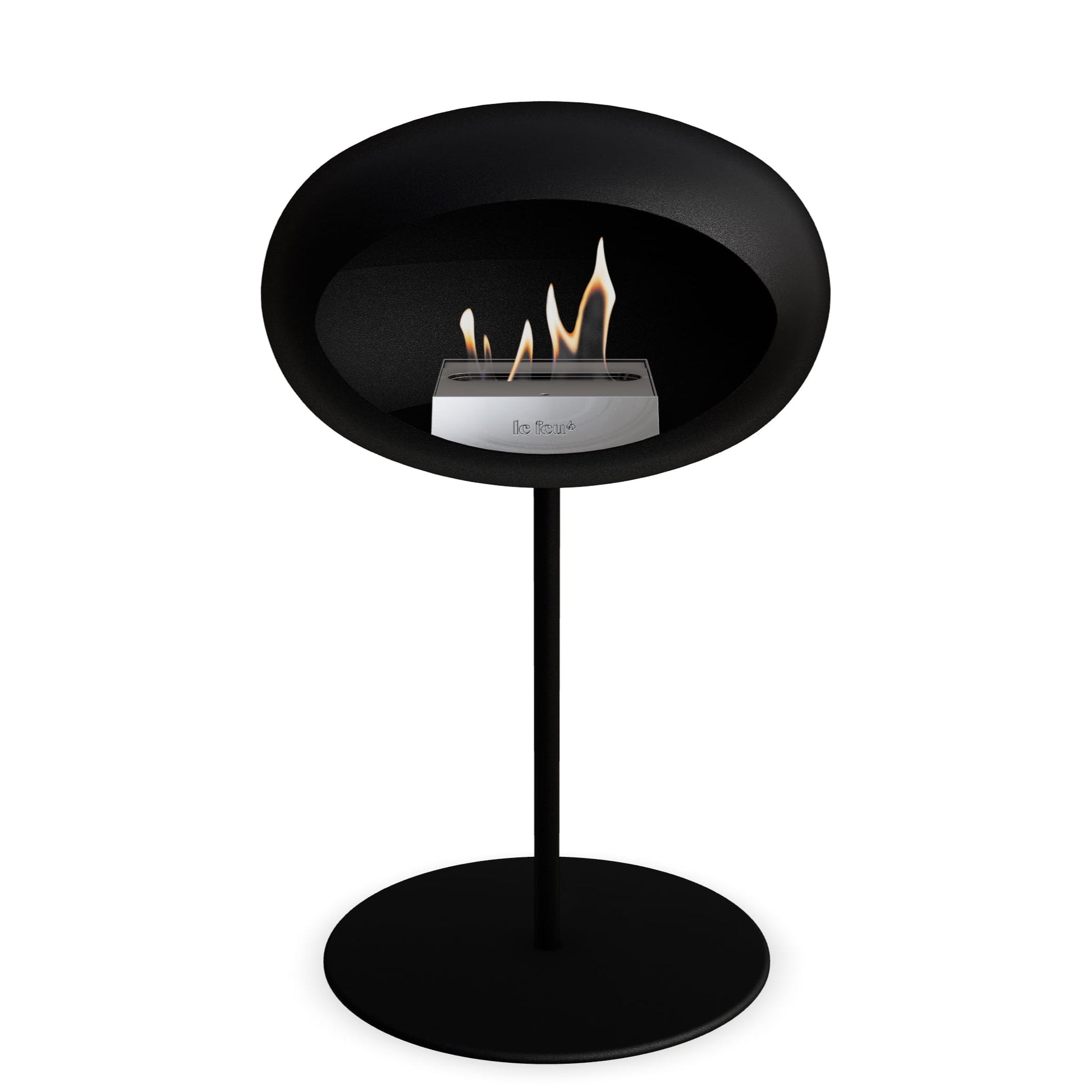Le Feu Steel Low Dome <br>Black Fireplaces Nüline Distribution ø2.5 cm black black steel burner