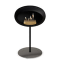 Le Feu Steel Low Dome <br>Black Fireplaces Nüline Distribution ø2.5 cm black polished steel rose gold burner