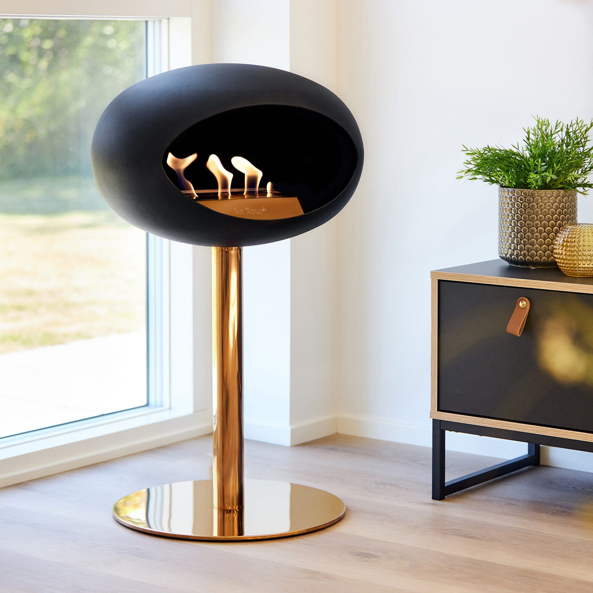 Le Feu Steel Low Dome Black Fireplaces Nüline Distribution