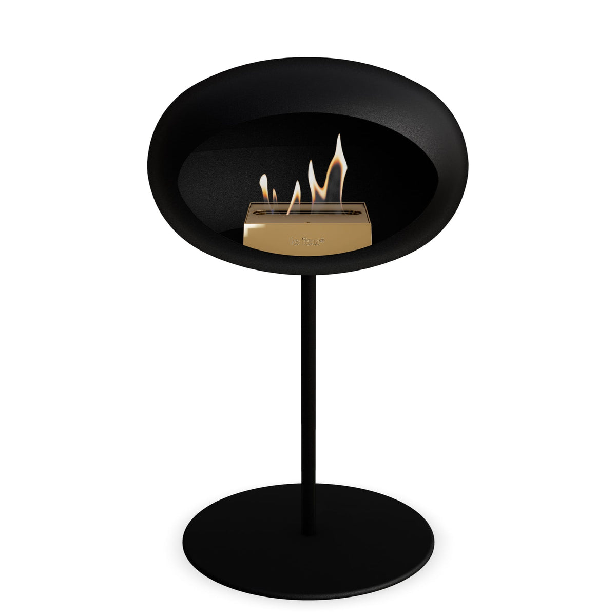Le Feu Steel Low Dome Black Fireplaces Nüline Distribution ø2.5 cm black black rose gold burner