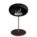Le Feu Steel Low Dome <br>Black Fireplaces Nüline Distribution ø2.5 cm polished steel mocca steel burner