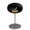 Le Feu Steel Low Dome <br>Black Fireplaces Nüline Distribution ø2.5 cm polished steel nickel rose gold burner