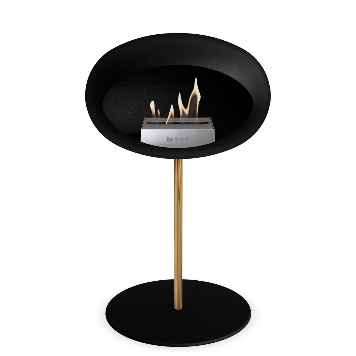 Le Feu Steel Low Dôme Noir