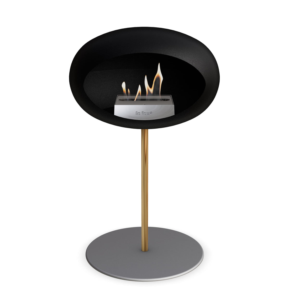 Le Feu Steel Low Dôme Noir