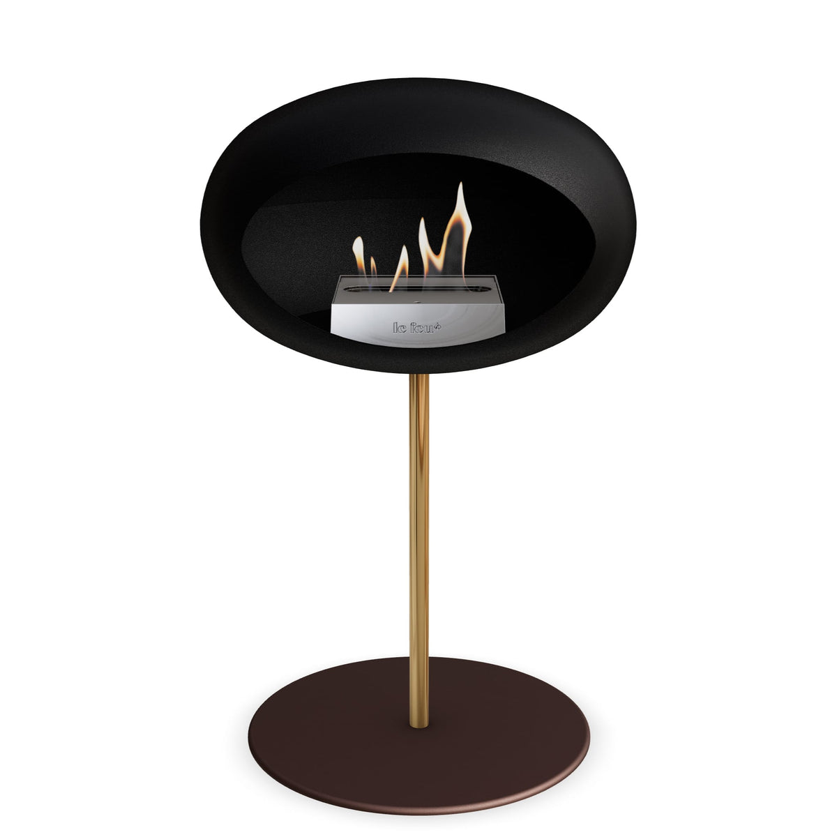 Le Feu Steel Low Dôme Noir