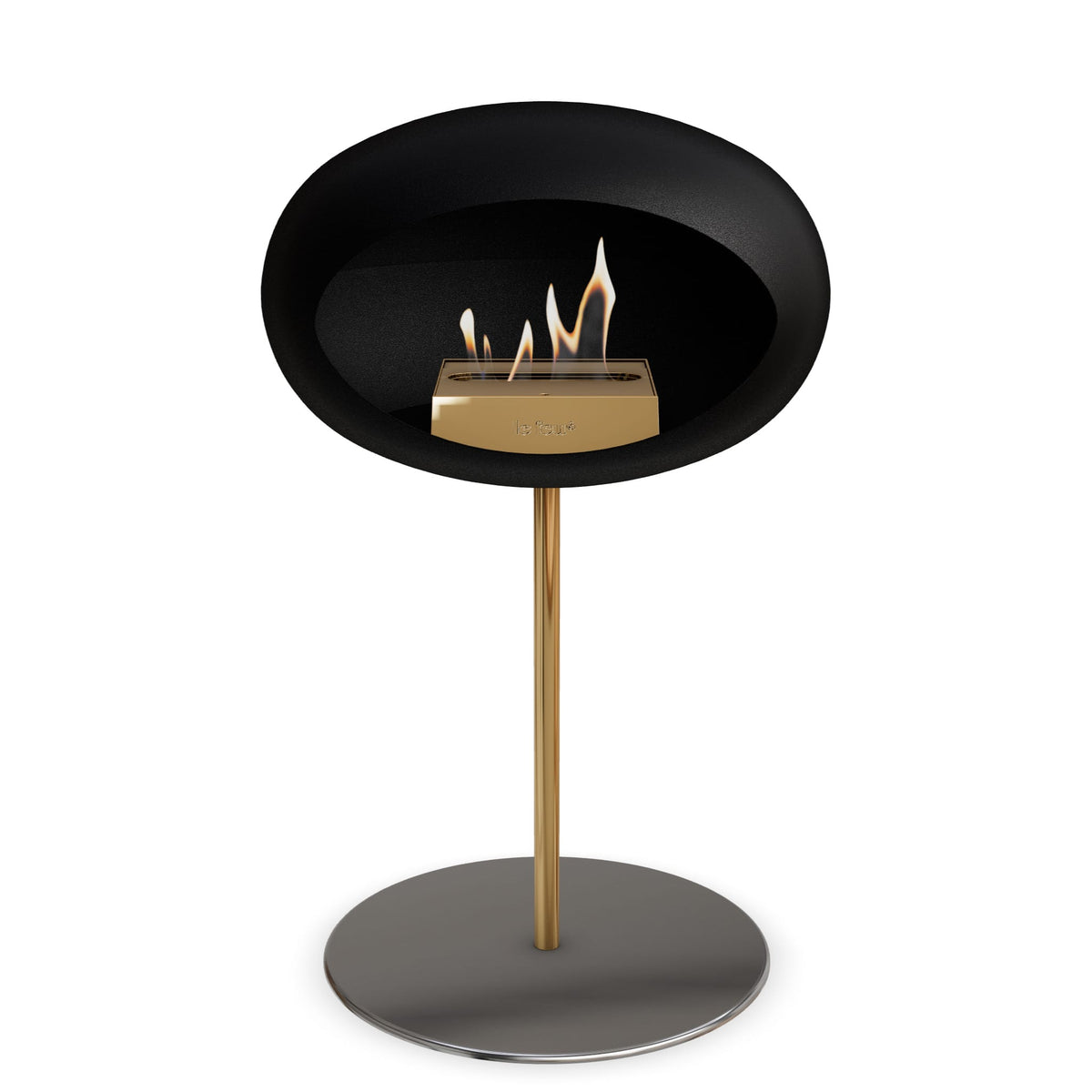 Le Feu Steel Low Dôme Noir