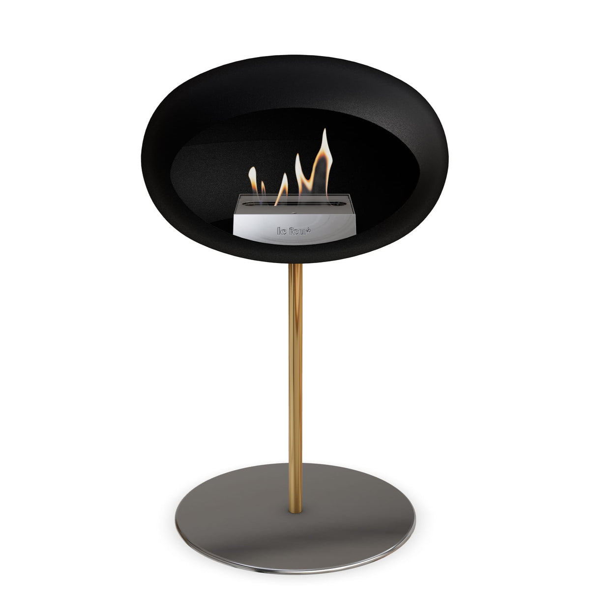 Le Feu Steel Low Dôme Noir