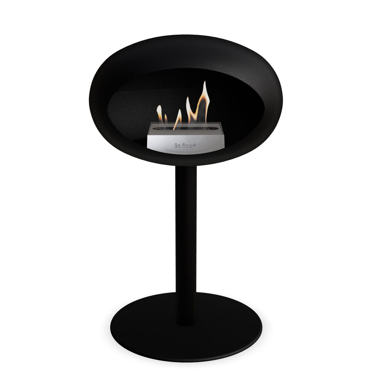 Le Feu Steel Low Dôme Noir