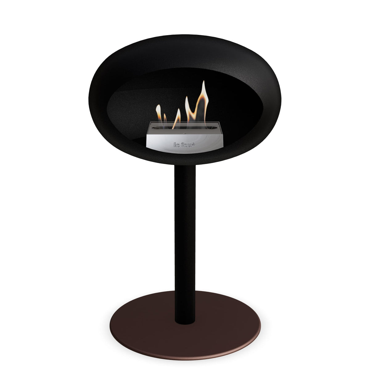 Le Feu Steel Low Dôme Noir