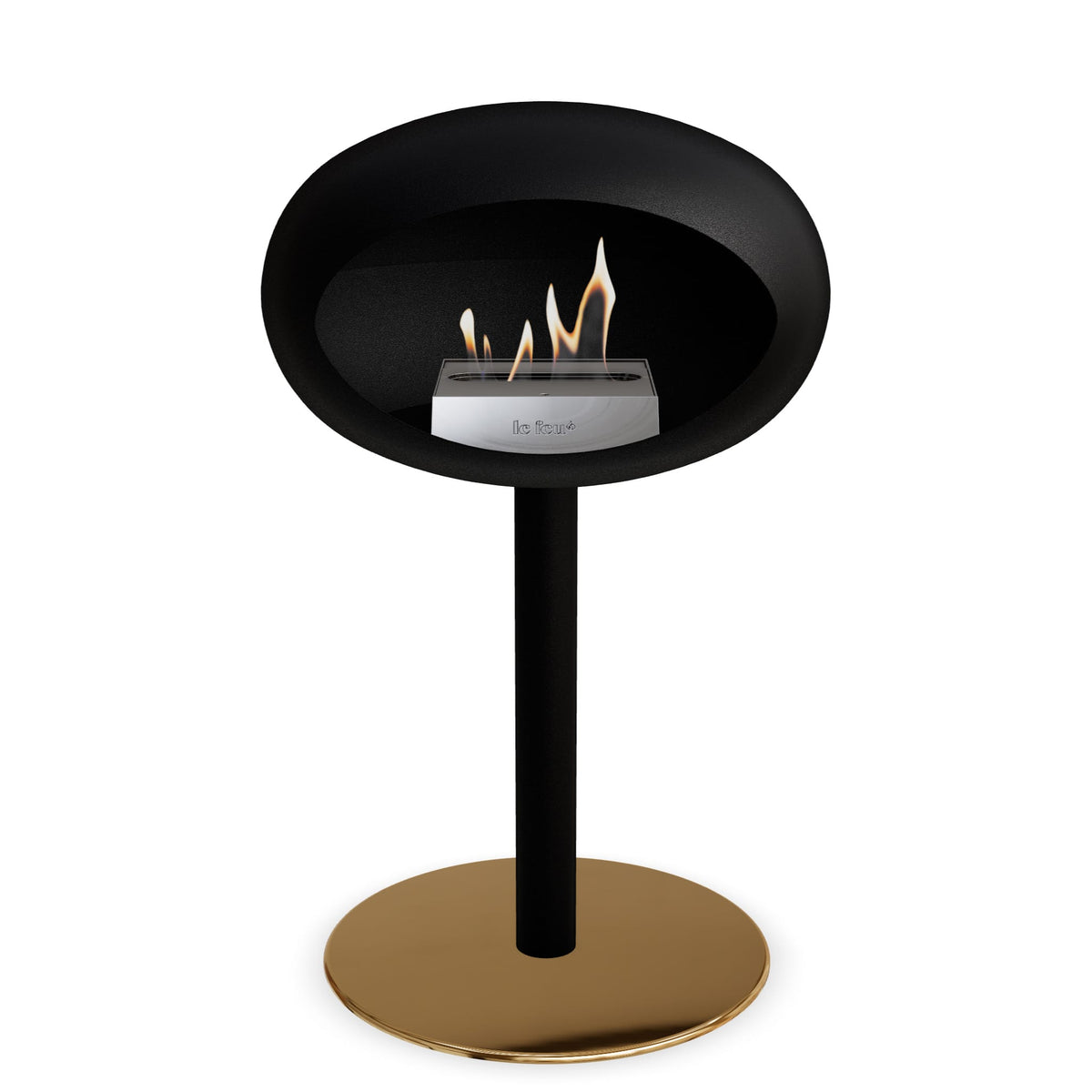 Le Feu Steel Low Dôme Noir