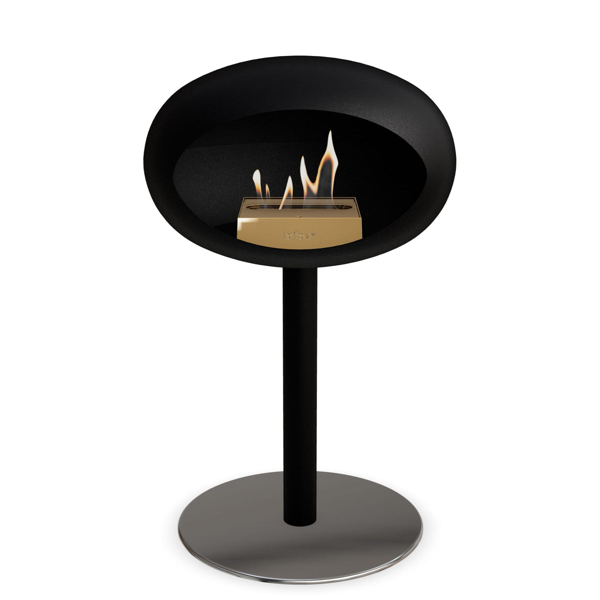 Le Feu Steel Low Dôme Noir