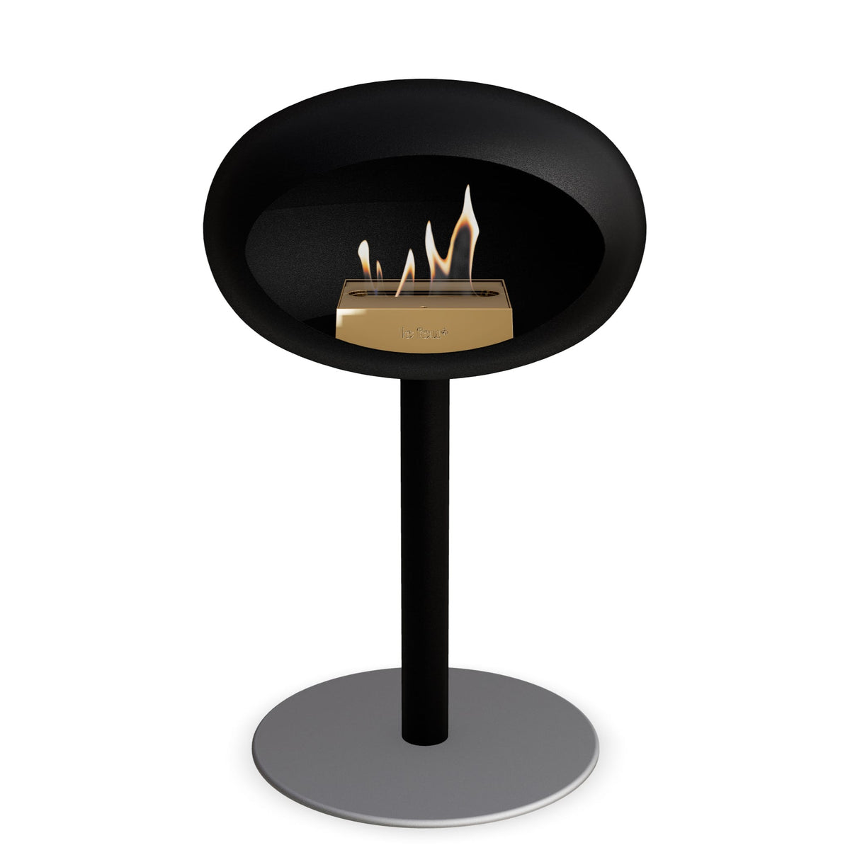 Le Feu Steel Low Dôme Noir