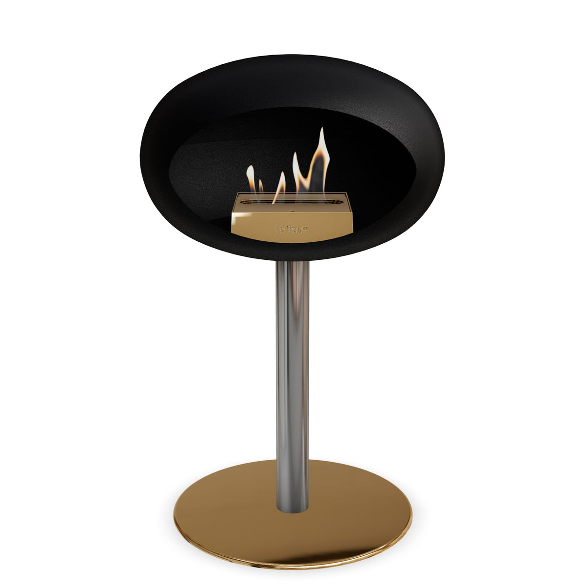 Le Feu Steel Low Dôme Noir