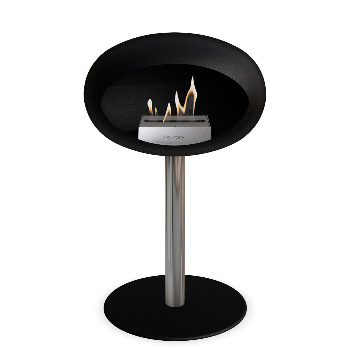 Le Feu Steel Low Dôme Noir