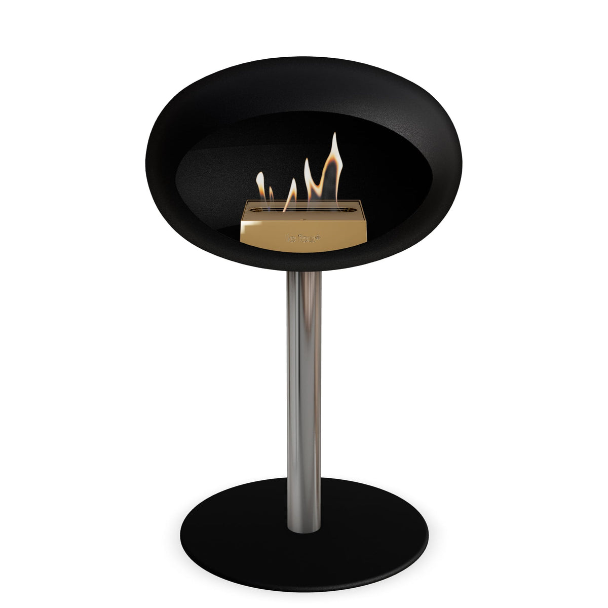 Le Feu Steel Low Dôme Noir