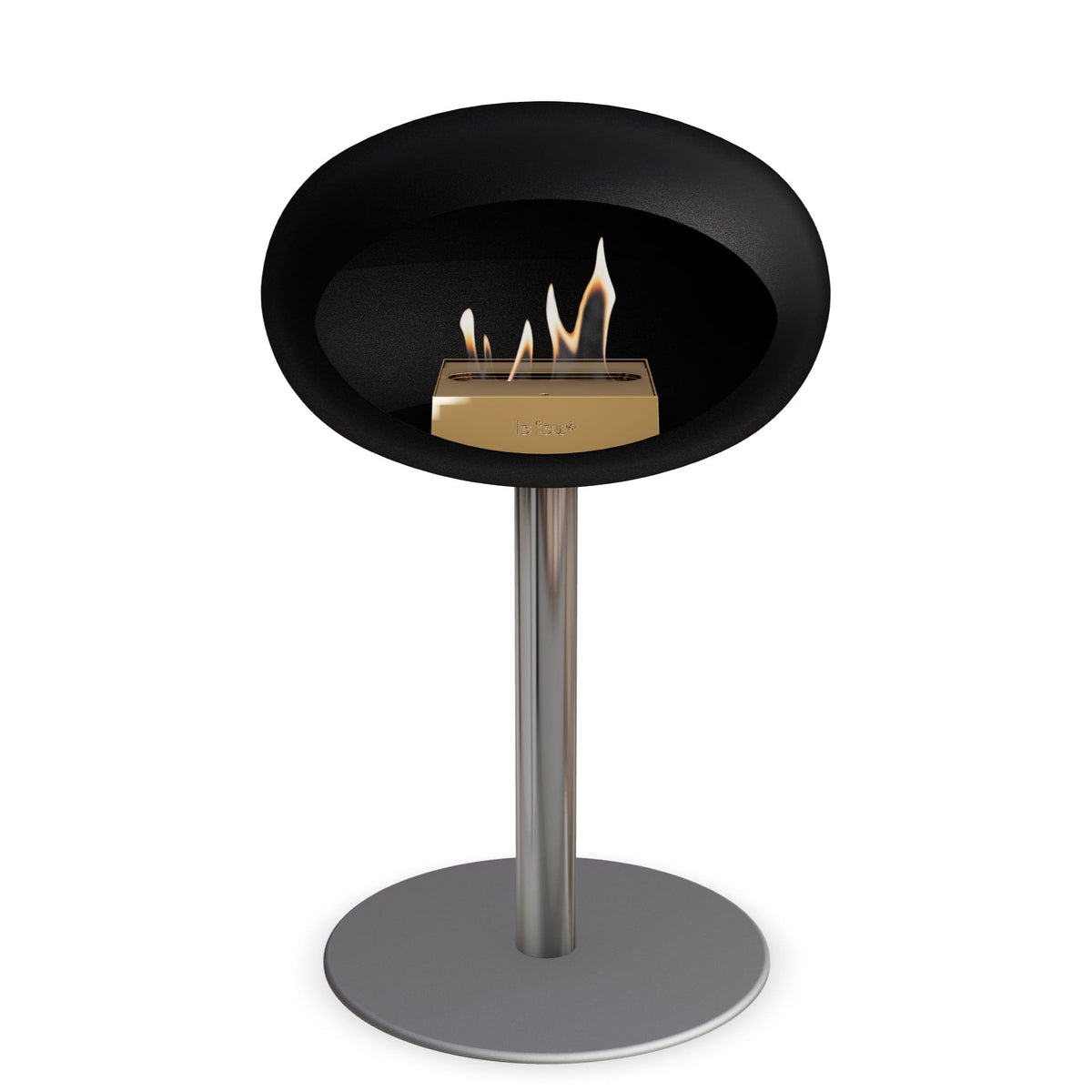 Le Feu Steel Low Dôme Noir