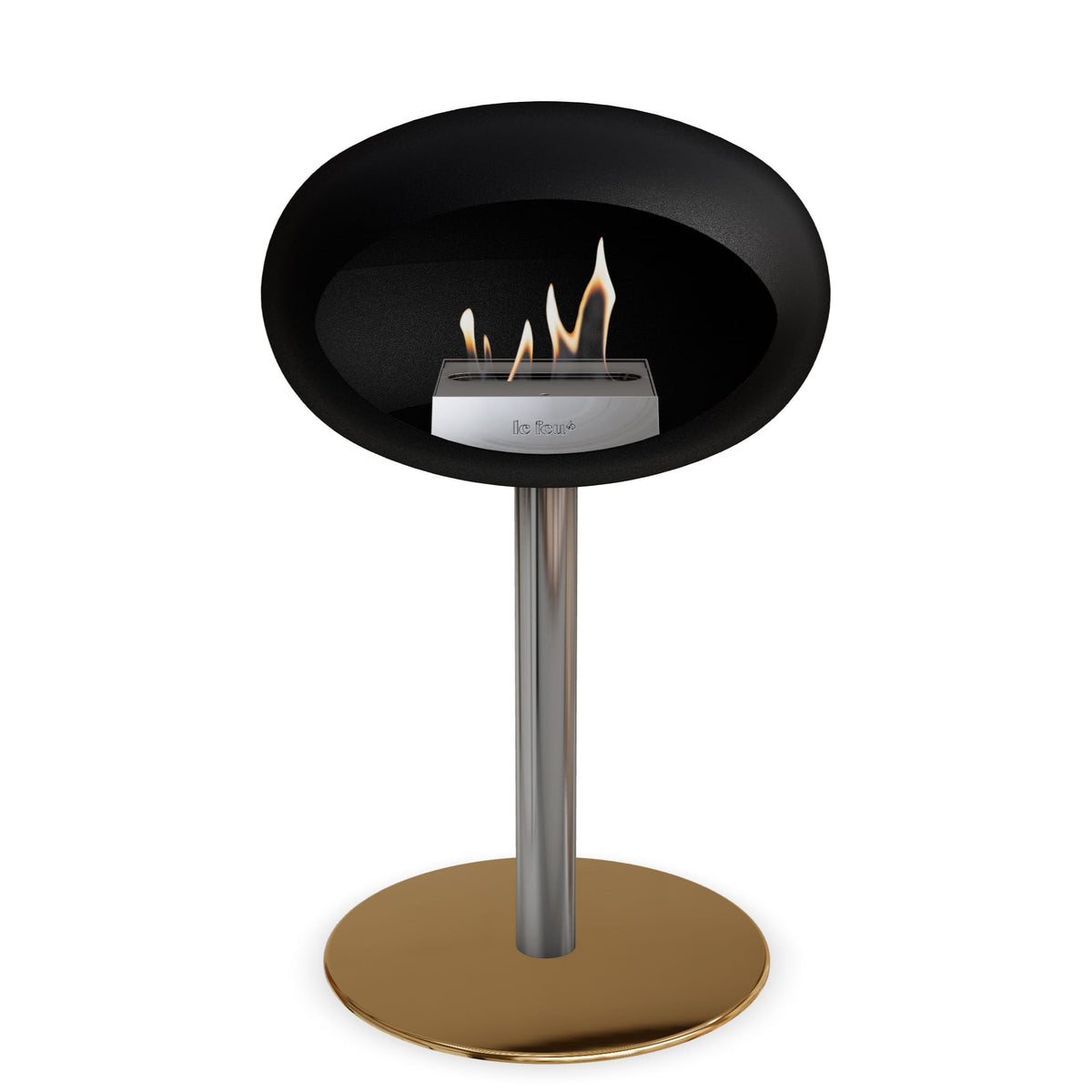 Le Feu Steel Low Dôme Noir