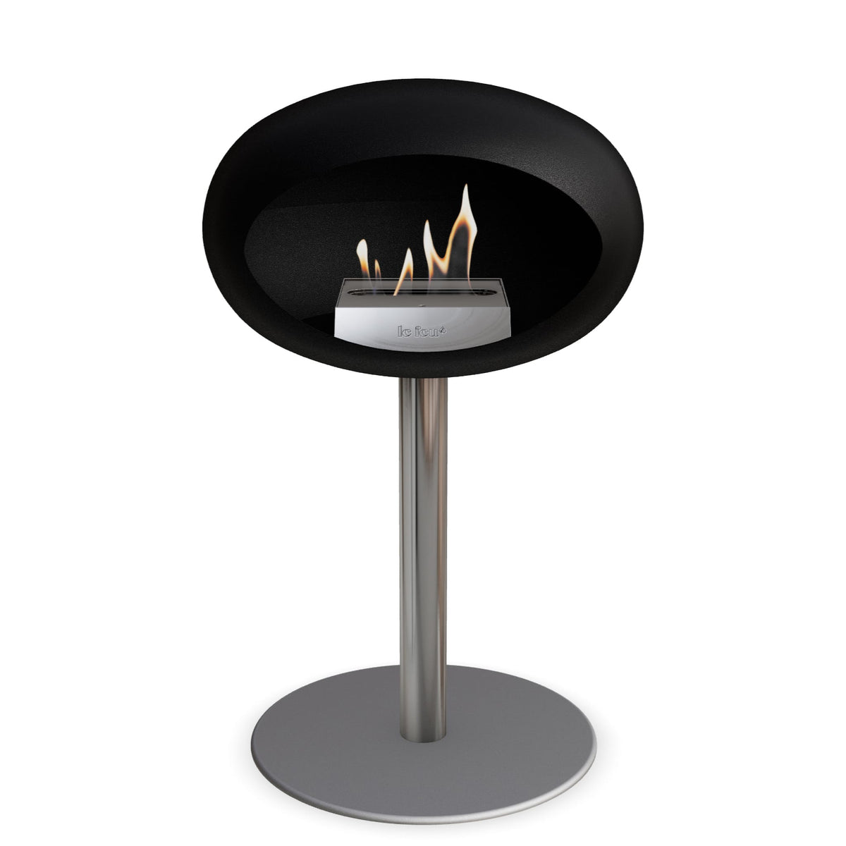 Le Feu Steel Low Dôme Noir