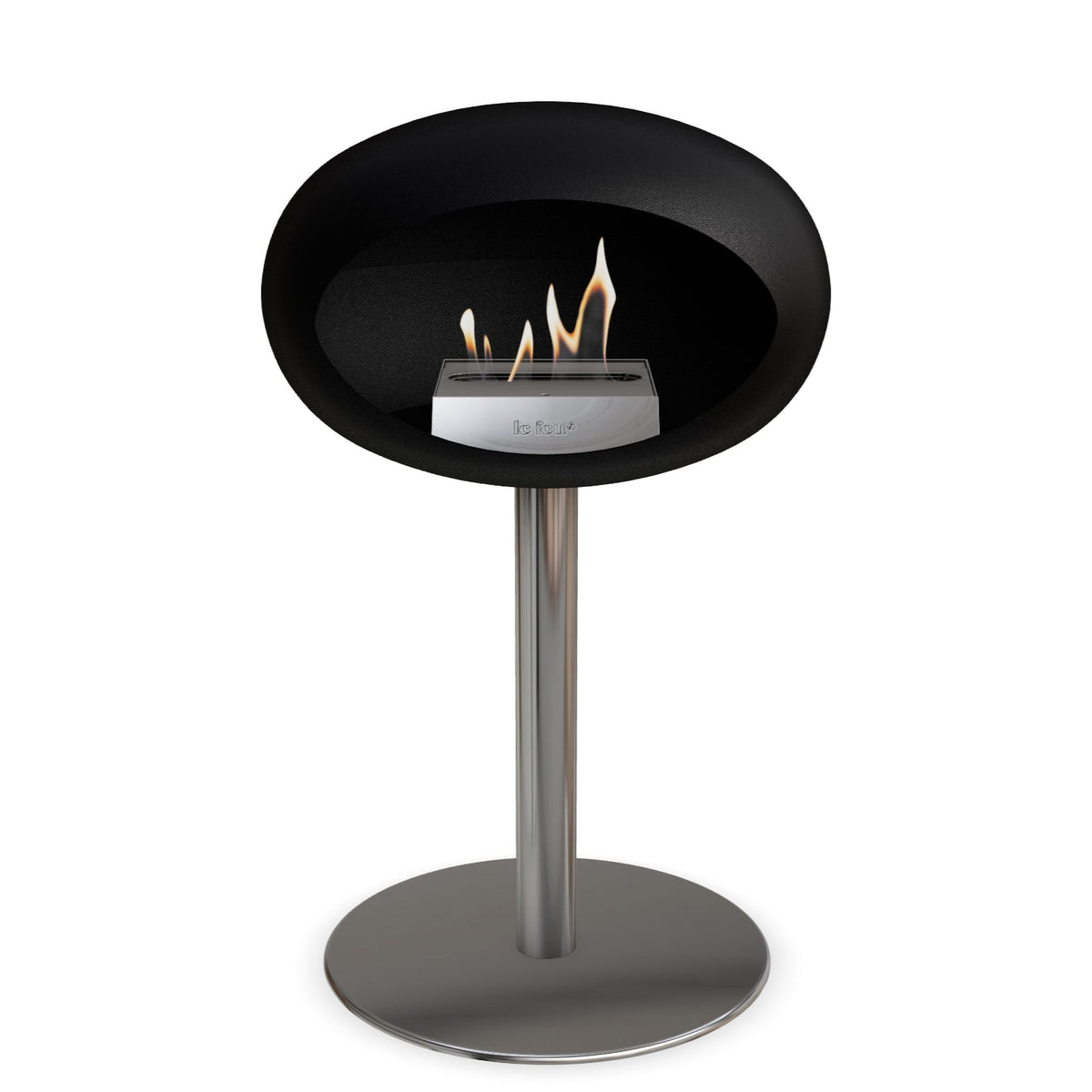 Le Feu Steel Low Dôme Noir