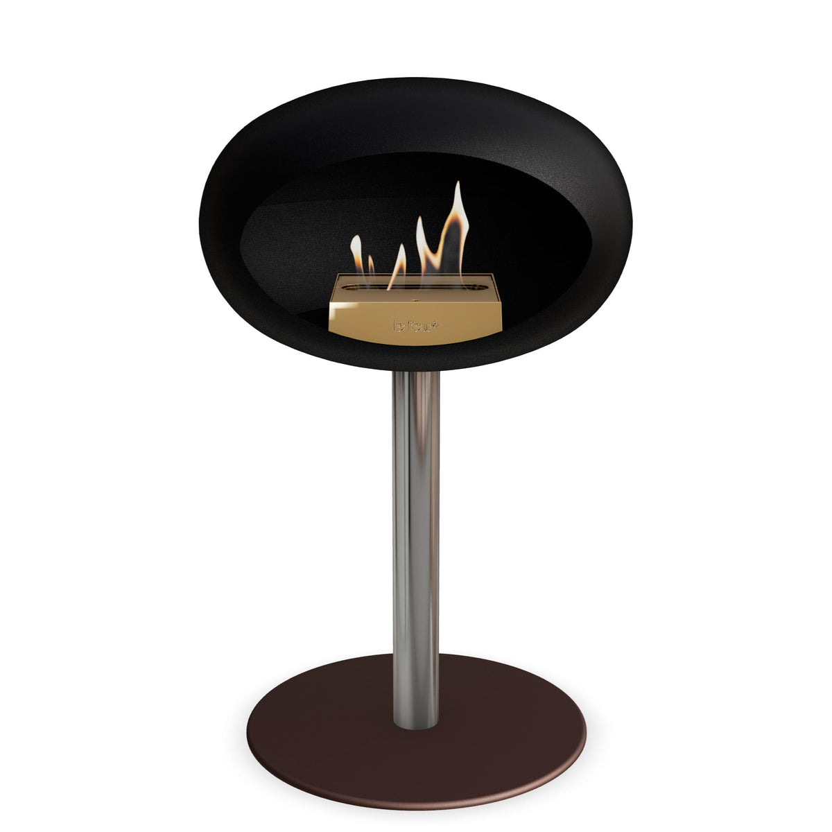 Le Feu Steel Low Dôme Noir