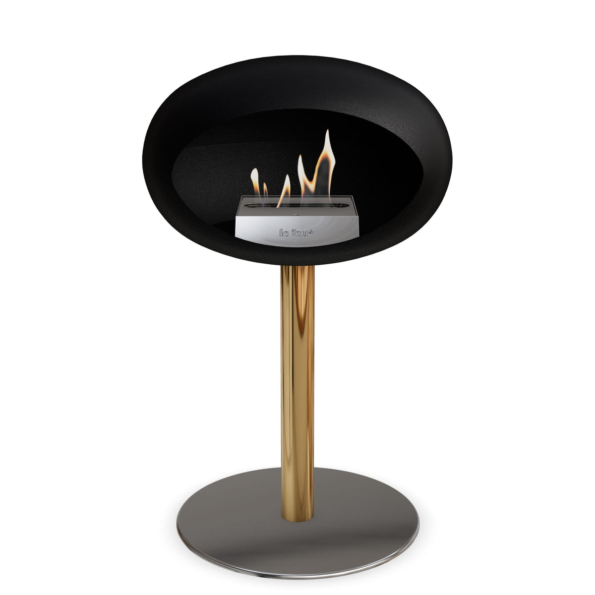 Le Feu Steel Low Dôme Noir
