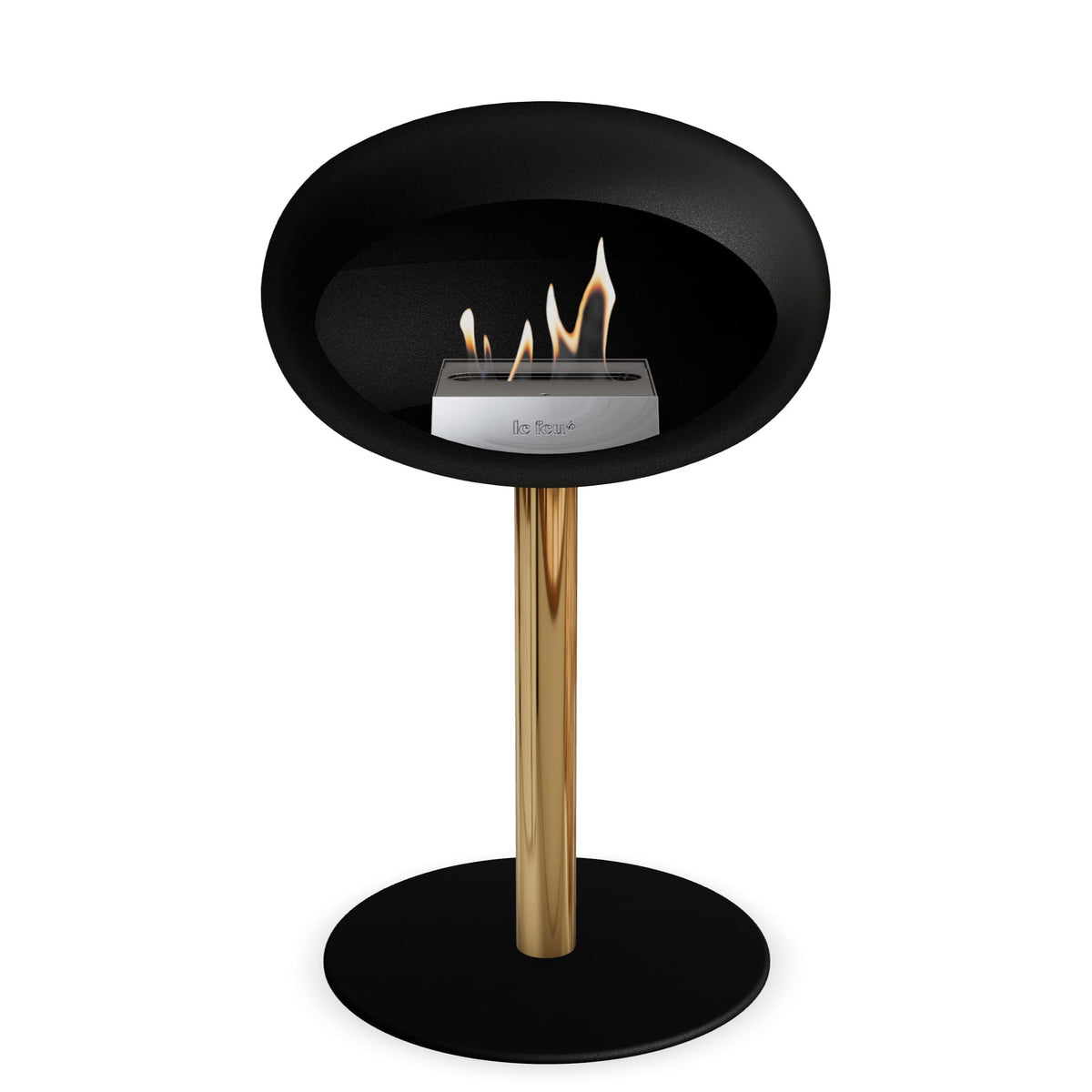 Le Feu Steel Low Dôme Noir