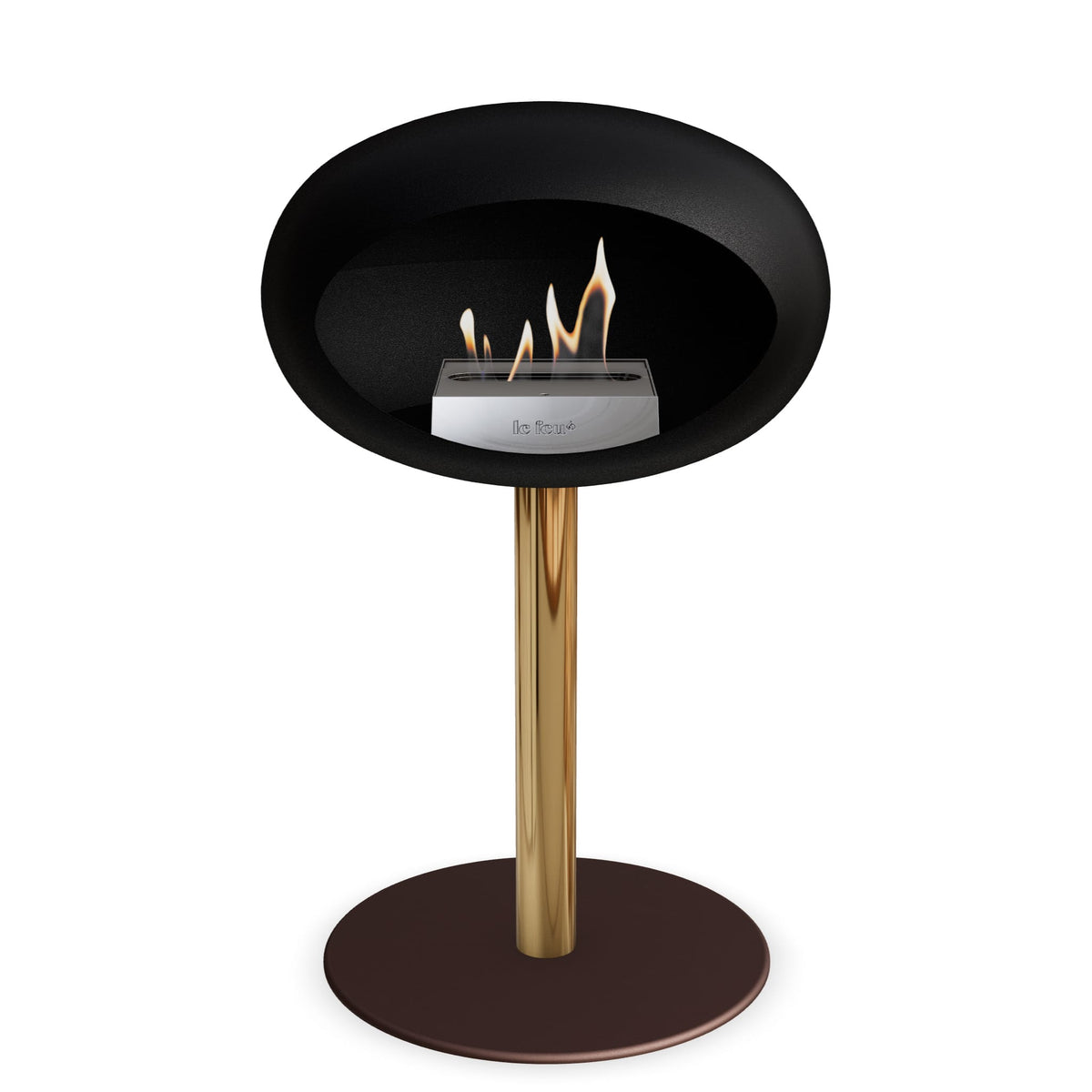 Le Feu Steel Low Dôme Noir