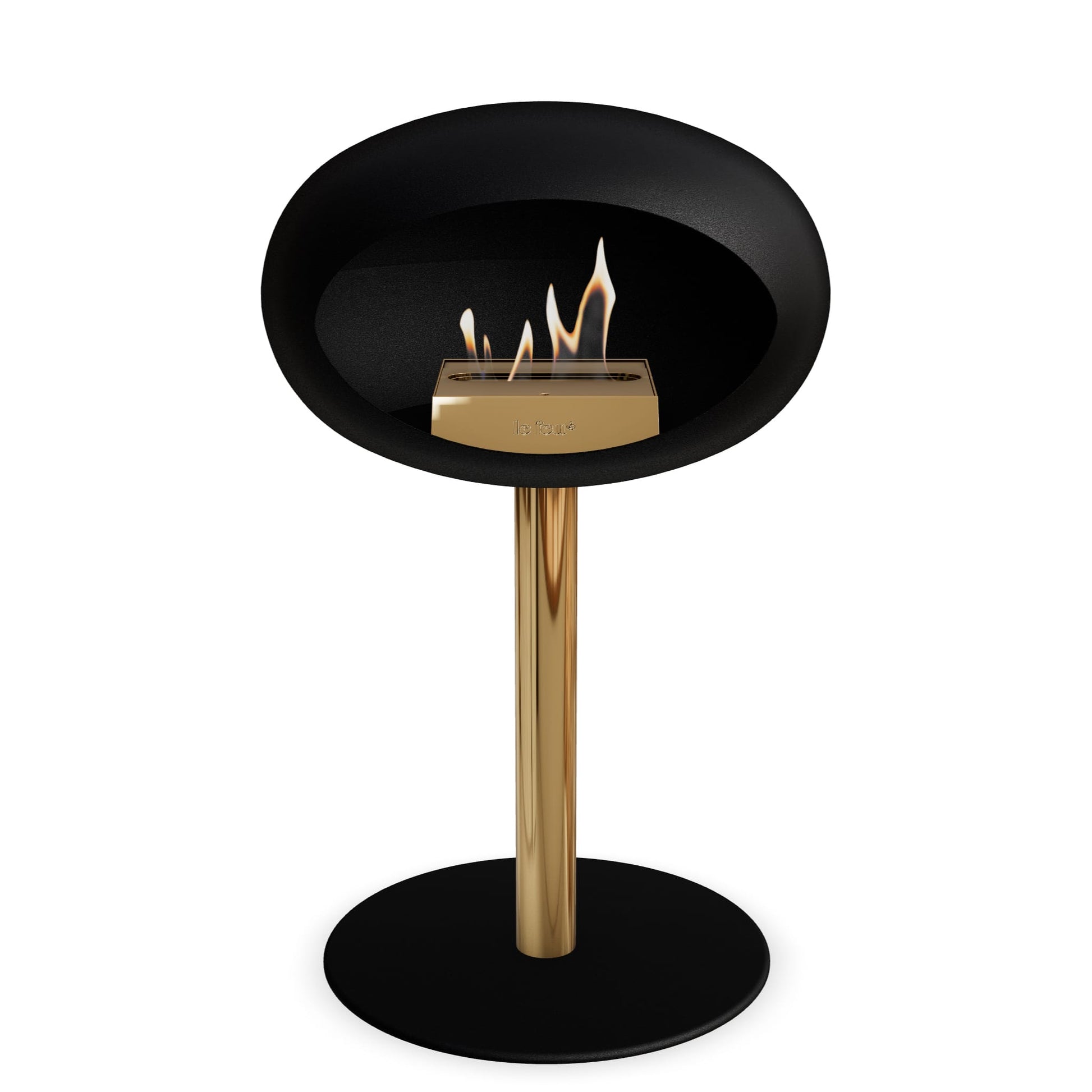 Le Feu Steel Low Dome <br>Black Fireplaces Nüline Distribution