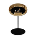 Le Feu Steel Low Dome <br>Chromed Rose Gold Fireplaces Nüline Distribution ø2.5 cm black black rose gold burner