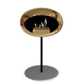 Le Feu Steel Low Dome <br>Chromed Rose Gold Fireplaces Nüline Distribution ø2.5 cm black nickel rose gold burner