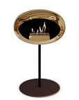 Le Feu Steel Low Dome Chromed Rose Gold Fireplaces Nüline Distribution ø2.5 cm black mocca rose gold burner
