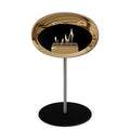 Le Feu Steel Low Dome <br>Chromed Rose Gold Fireplaces Nüline Distribution ø2.5 cm polished steel black rose gold burner