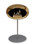 Le Feu Steel Low Dome Chromed Rose Gold Fireplaces Nüline Distribution ø2.5 cm polished steel nickel rose gold burner