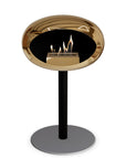 Le Feu Steel Low Dome Chromed Rose Gold Fireplaces Nüline Distribution ø6 cm black nickel rose gold burner