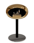 Le Feu Steel Low Dome Chromed Rose Gold Fireplaces Nüline Distribution ø6 cm black polished steel rose gold burner
