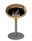 Le Feu Steel Low Dome Chromed Rose Gold Fireplaces Nüline Distribution ø6 cm polished steel nickel rose gold burner