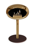 Le Feu Steel Low Dome Chromed Rose Gold Fireplaces Nüline Distribution ø6 cm rose gold mocca rose gold burner