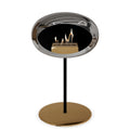 Le Feu Steel Low Dome <br>Chromed Silver Fireplaces Nüline Distribution ø2.5 cm black rose gold steel burner