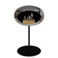 Le Feu Steel Low Dome <br>Chromed Silver Fireplaces Nüline Distribution ø2.5 cm black black steel burner