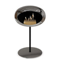 Le Feu Steel Low Dome <br>Chromed Silver Fireplaces Nüline Distribution ø2.5 cm black polished steel steel burner