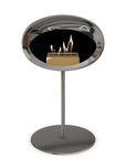 Le Feu Steel Low Dome Chromed Silver Fireplaces Nüline Distribution ø2.5 cm polished steel polished steel steel burner