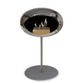 Le Feu Steel Low Dome <br>Chromed Silver Fireplaces Nüline Distribution ø2.5 cm polished steel nickel steel burner