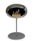 Le Feu Steel Low Dome Chromed Silver Fireplaces Nüline Distribution ø2.5 cm polished steel nickel steel burner