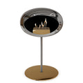 Le Feu Steel Low Dome <br>Chromed Silver Fireplaces Nüline Distribution ø2.5 cm polished steel rose gold steel burner