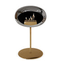 Le Feu Steel Low Dome <br>Chromed Silver Fireplaces Nüline Distribution ø2.5 cm rose gold rose gold steel burner